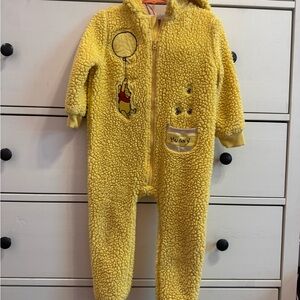 Little Sleepies Yellow Sherpa Winnie the Pooh